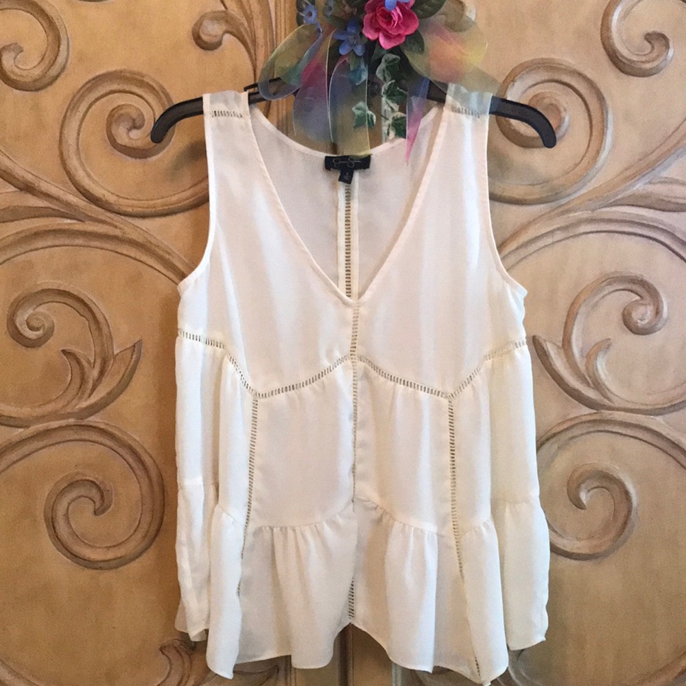 Jessica Simpson Top Ivory